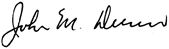 Signature of the WMU President