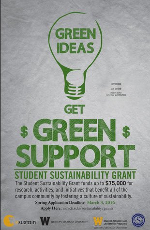 Student Sustainability Grant flier.