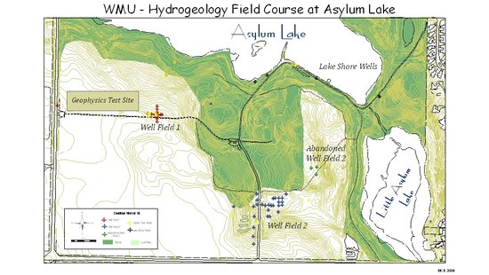 Asylum Lake Map