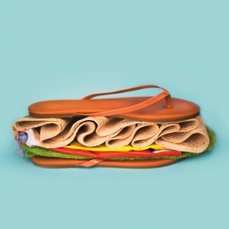 Fake food - sub sandwich