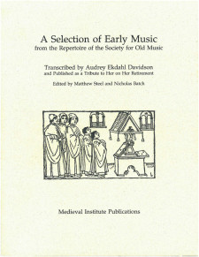 Cover of A Selection of Early Music from the Repertoire of the Society for Old Music