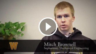 Video still of Mitch Brownell's interview.