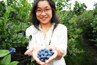 International Student Activities plans events on-campus and in the community like blueberry picking.