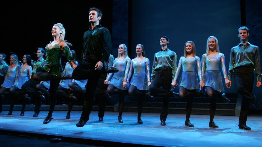 Photo of Riverdance performers.