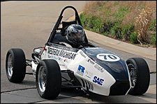 Photo of WMU's 2009 Formula SAE car.
