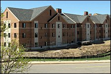 Photo of WMU's Western View apartment complex.