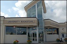 Photo of Kalamazoo's University Bookstore.