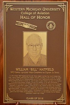 Photo of Hall of Honor induction plaque.
