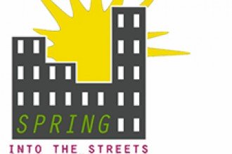 Spring Into the Streets logo.