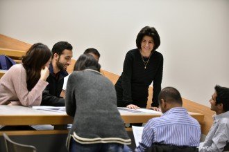 Photo of a WMU business class.