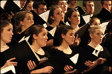 Photo of Western Michigan University Chorale.