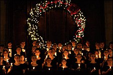 Photo of WMU Choral Christmas.