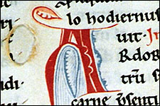 Photo of medieval manuscript.