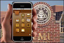 Photo of WMU Mobile app.