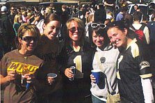 Photo of WMU tailgate party.