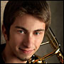 Photo of WMU trombone student Derek Lyp.